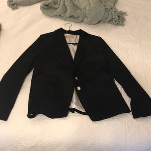 Banana republic black velvet blazer